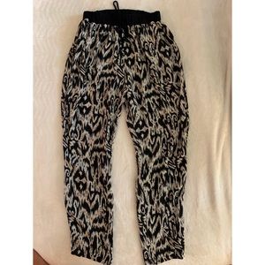 Pattern loose pant